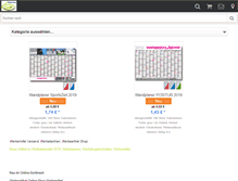 Tablet Screenshot of marketer-shop.de